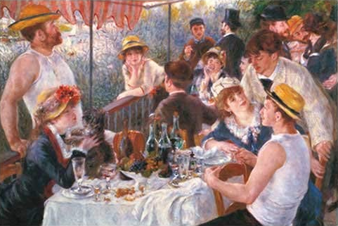 Le djeuner des canotiers - par Pierre-Auguste Renoir - collection Duncan Phillips conserve  Washington
